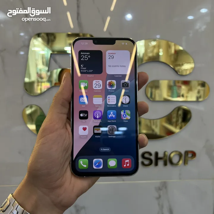 iPhone 13 Promax 128GB / Battery : 82% مستعمل بحالة الوكالة كل اشي شغال غير مصلح