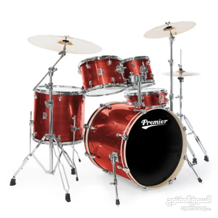 Premier Powerhouse Drum Kit Red Groove