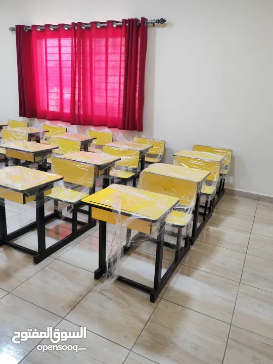 تجهيزات شاملة للمدارس ورياض الأطفال دروج مدرسية مقاعد طلابية