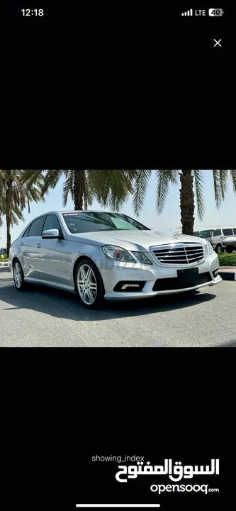 Mercedes Benz E350AMG Kilometres 55Km Model 2012