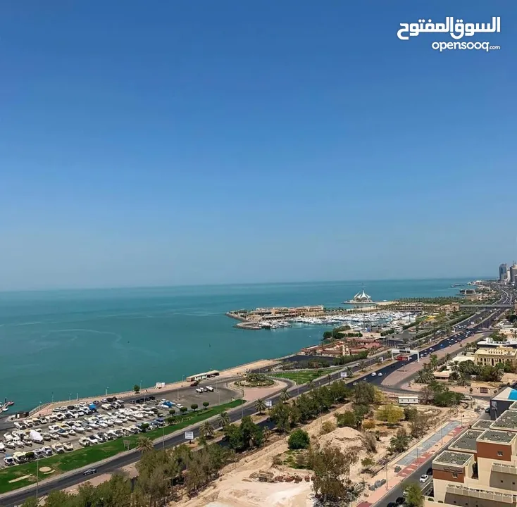 شقة سكنية للايجار فى Byblos complex السالميةقطعة9الدور15 Sea view