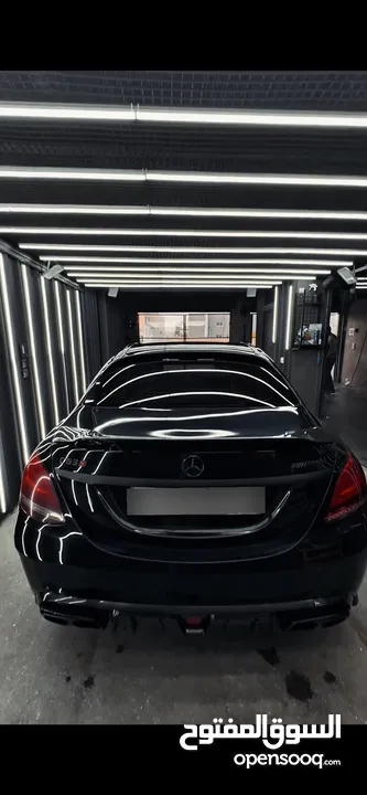 مرسيدس c200 2019 وارد الوكاله فل كامل c63 kit amg لون اسود