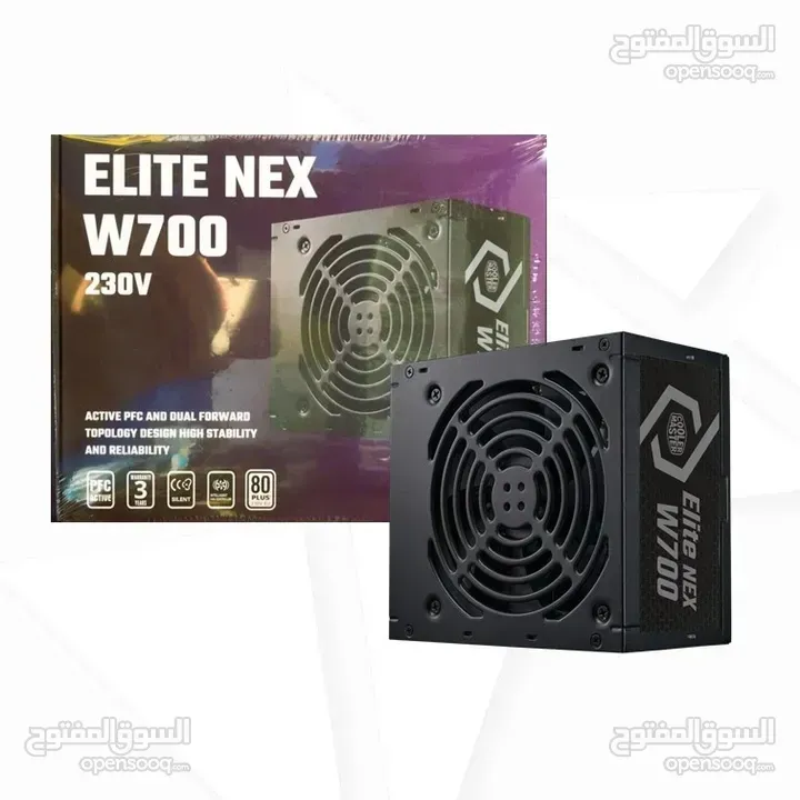 باور سبلاي كولر ماستر اصلي لأجهزة الجيمنج 700 واط حقيقي COOLERMASTER 700W 80+ GAMING POWER SUPPLY