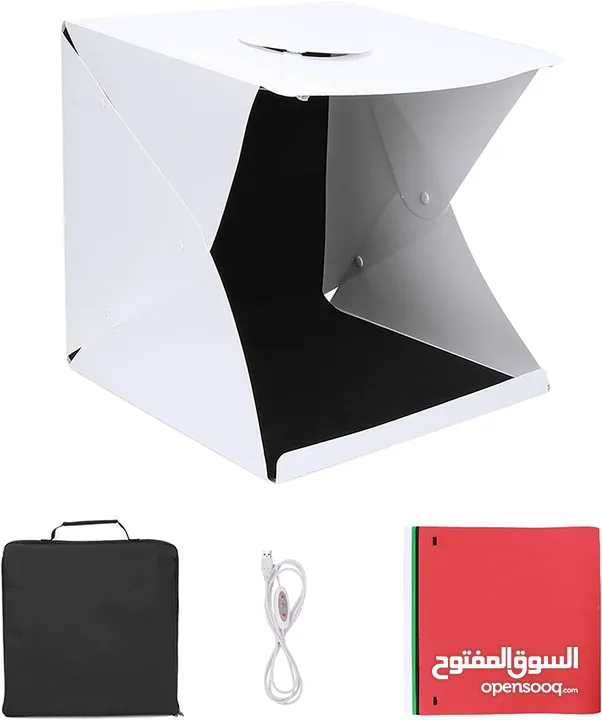 صندوق تصوير للمنتجات 40X40 CM LED Lightbox Studio Portable Photo Box