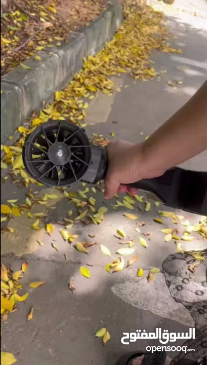 منفاخ الهواء التيربو المحمول Mini Turbo Jet Blower  يتميّز بمحرك قوي بدون فرشاة تصل سرعته إلى 130