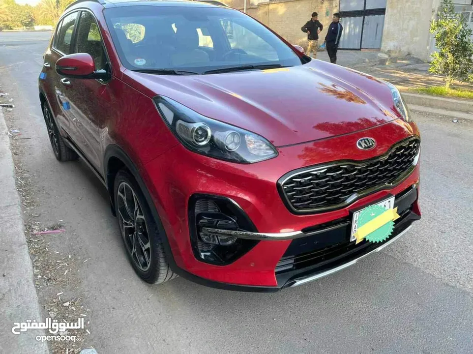 كيا سبورتاج جيتي لاين SPORTAGE GT Line موديل  2020 رقم بغداد