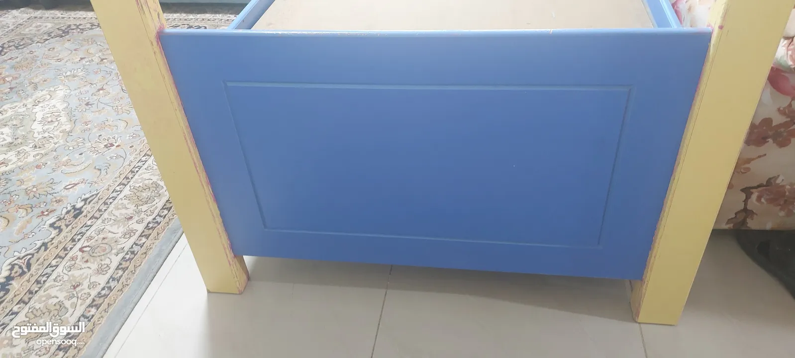 سرير. مفرد قياس 190x90 لون ازرق