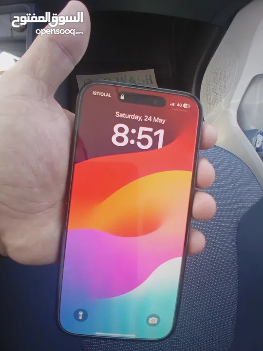 I phone 15 128 GB مستخدم بحاله الوكاله battery 100%