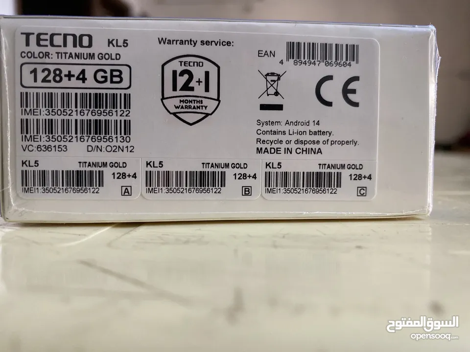 جهاز تكنو سبارك30cجديد 128جيجا بايت 8RAM    120HZ  50MP