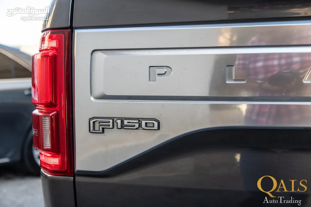 Ford F150 2015 Platinum   البكب بحالة الوكالة