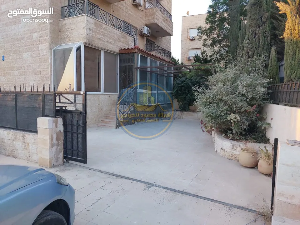 رقم الاعلان (5315) شقة أرضية للبيع في الرابية مقابل شيف اياد موقع مميز