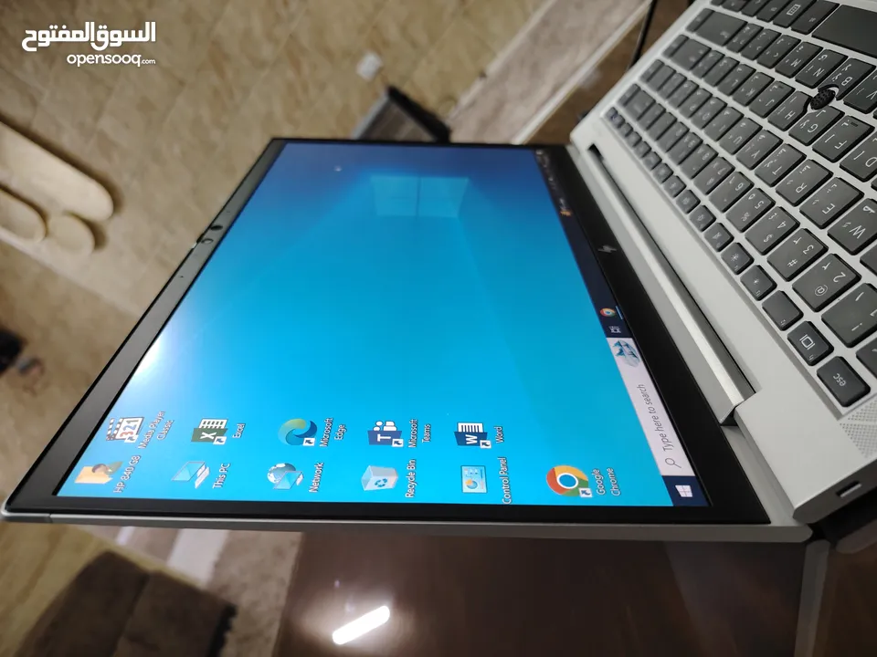 LAPTOP HP ELITEBOOK  شاشة تتش وبصمة اصبع الجيل الحادي عشر  جهاز وكالة الوكالة مستعمل بحالة  الوكالة