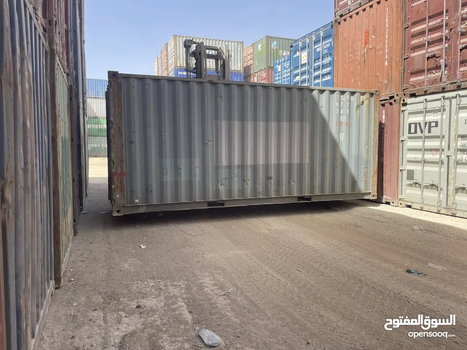 حاويات(‏container)20 +40 قدم للبيع مجمرك  وغير مجمرك و عالي وستاندر وحاويات مبردة ******************