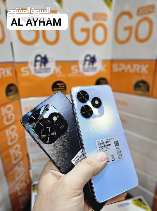 مستعمل ايام  Spark GO 2024  رام 8 جيجا 128 شغال كفاله الشركة متوفر توصيل