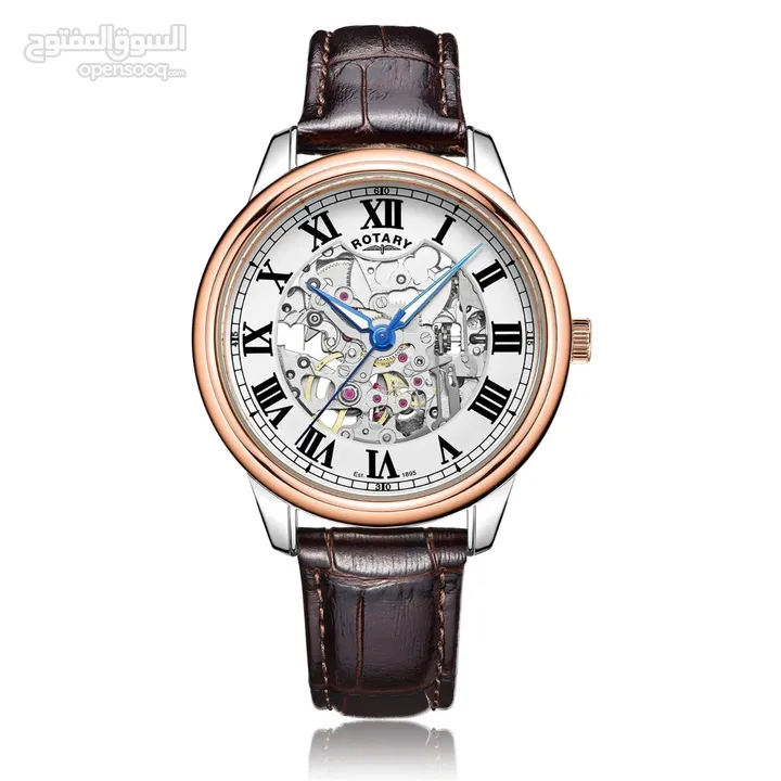 ساعة روتاري اتوماتيك  Rotary Skeleton Automatic  Swiss watch