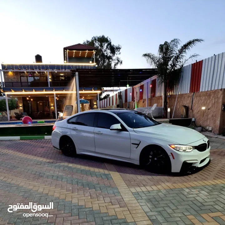 Bmw 435i 520 حصان فل فل اضافات بروجيكتر حساس 360 كميرات360 فرش جلد دم الغزال امكانية قبلو نص كاش ونص