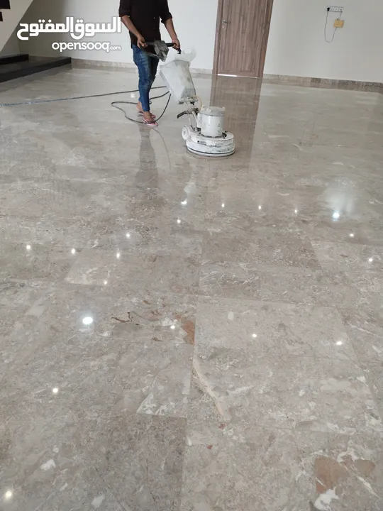 Marble Grinding Polishing and Cleaningصقل وتلميع وتنظيف الرخام