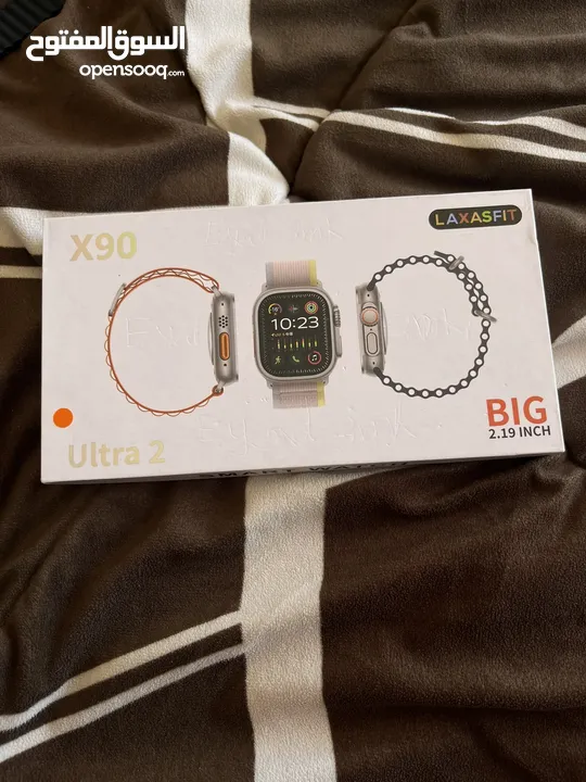 ساعة x90 ultra 2 +ساعة مطابقة ل  Apple Watch SE