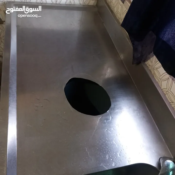 مجلى ستيلس ثقيل وطبي  طاولة ستيلس