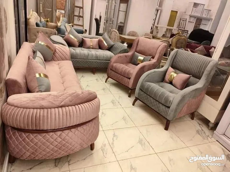 تنجيد وتفصيل جميع انواع الكنب والكورنرات والجلسات العربية والخليجية كنب زان