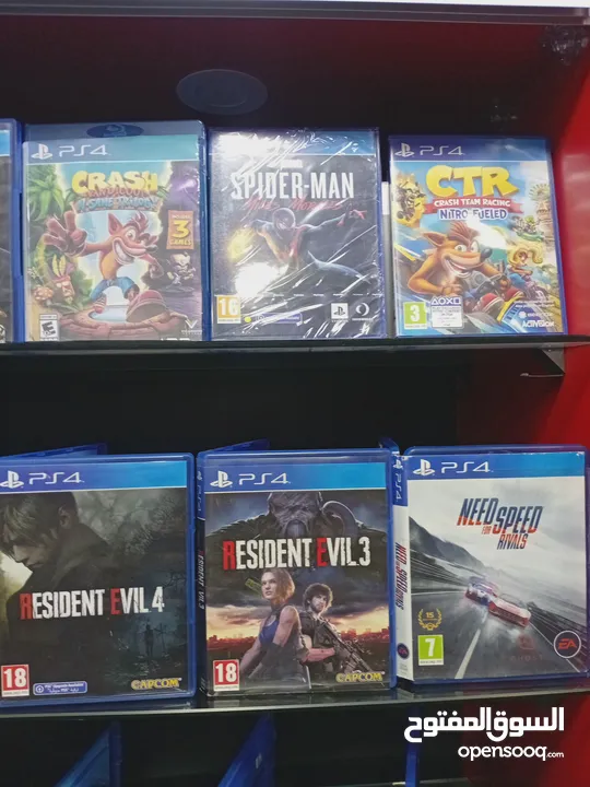 سيديات بلايستيشن فور  و فايف PS4 &PS5 CD.S