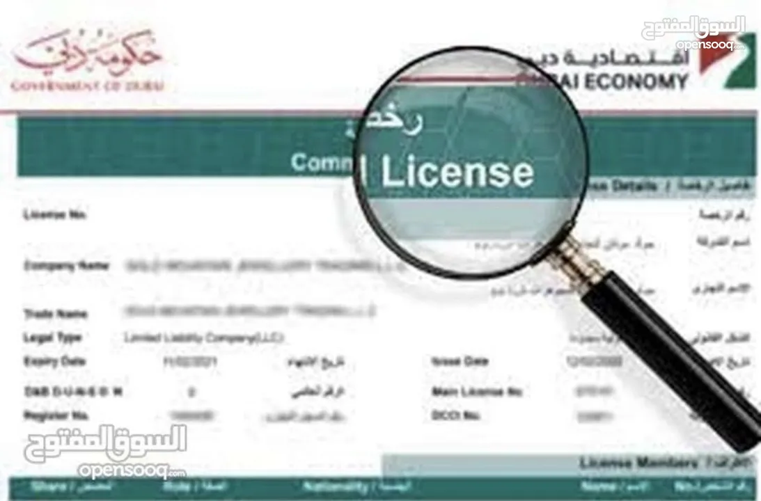 رخصة شركة ايجار سيارات باسم مميز مع حساب بنكي