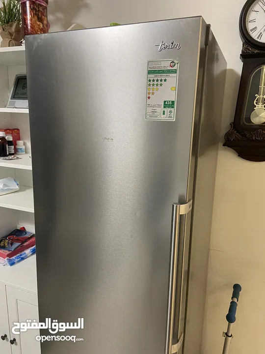 Terim Upright Freezer and Refrigerator for sale - Total Combined Capacity of 610L