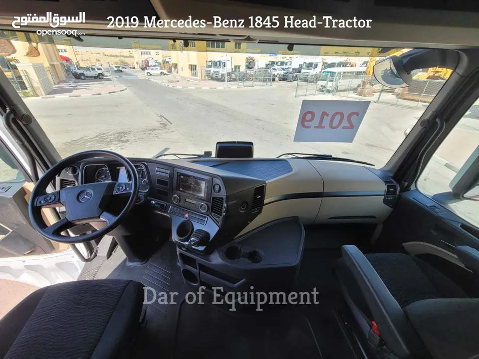 Mercedes-Benz Actros 1845 4x2 Tractor Head - 2019