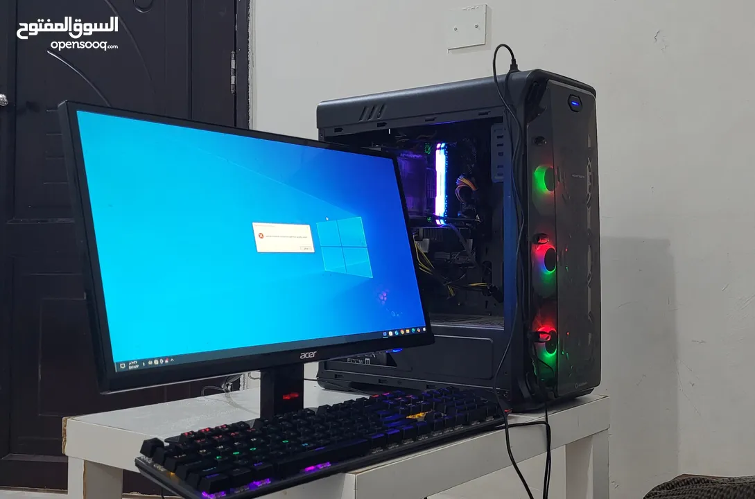 Pc Gaming- بيسي العاب سعر عررطه البيع لدواعي السفر المستعجلل