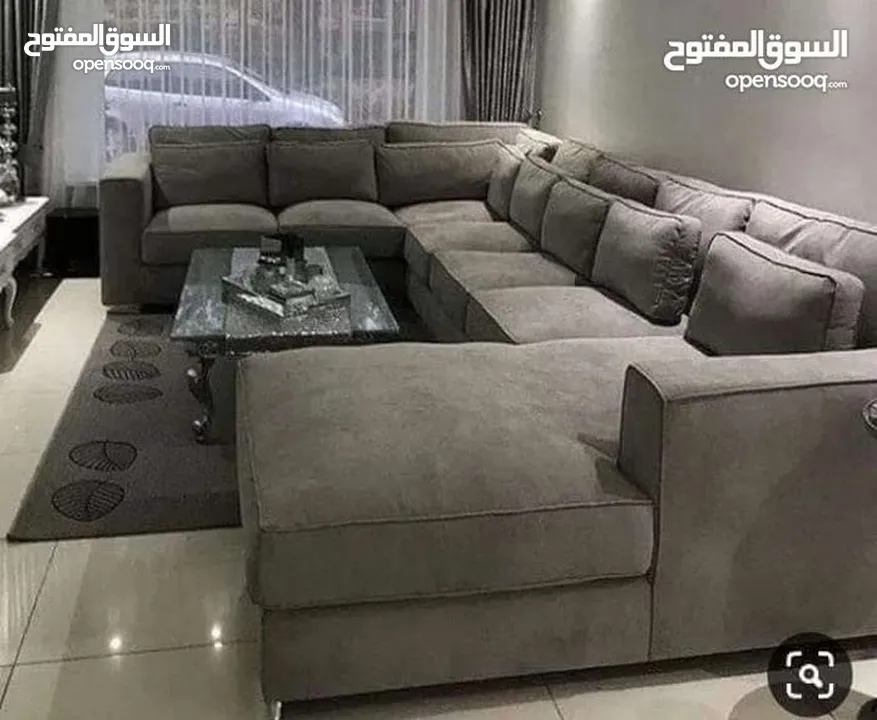 طقم كورنر حرف ل وثنائية كنب كنب 7مقاعد بفة  #طقم كنب 9مقاعد جلسات عربية جلسات خليجيه#تنجيد كنب