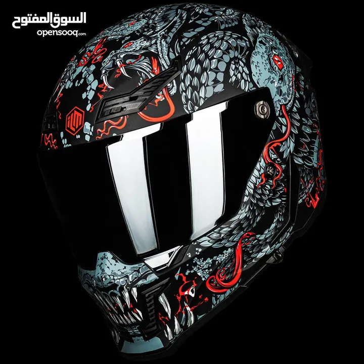 خوذة مصنفة وكالة ILM Full Face Motorcycle Helmets Racing Helmet Model MF509