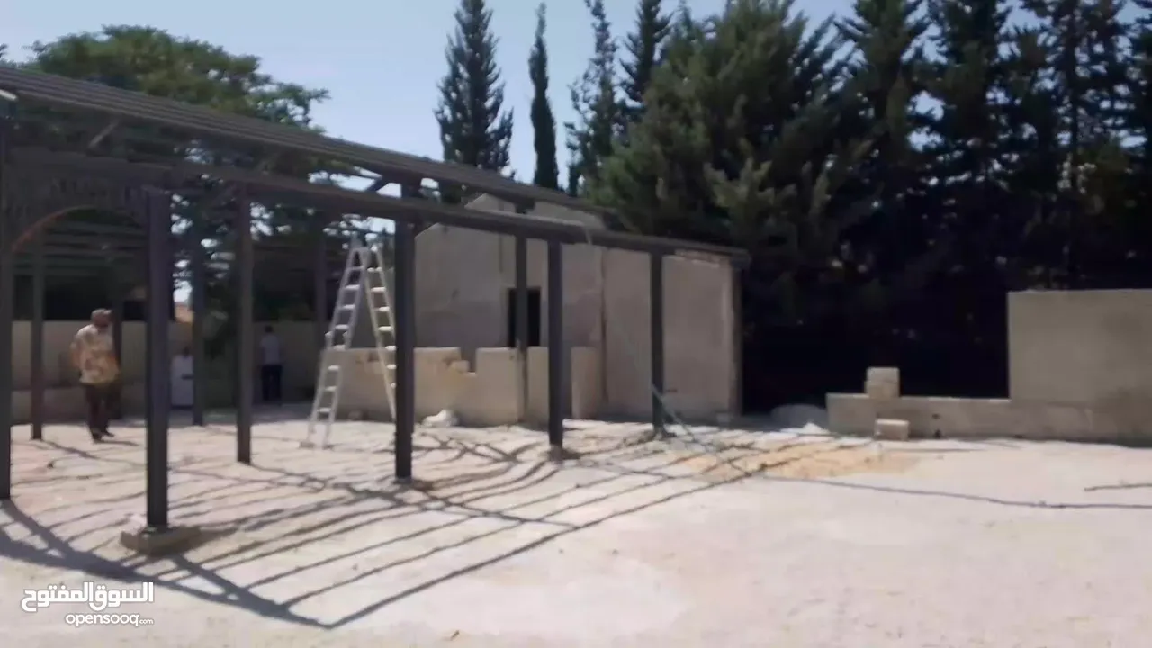هنجر مطعم او كافيه او منزل)  Structural steel  للبيع .جديد ، لم يستعمل .. H ,90 kilograms ل  وزن كل