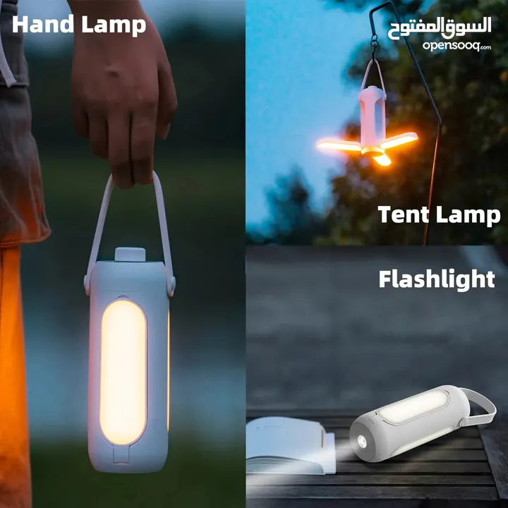 Portable Folding Outdoor Camping Light Rechargeable Hanging Tent