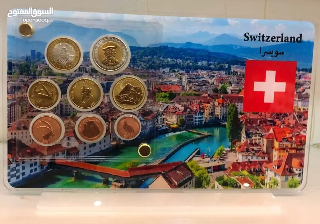 ستاندات منوعه عالميه يحتوي بالداخل على قطع معدنيه وفضيه انسر