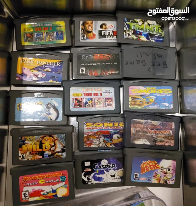 نايتندو قيم بوي معاه 15لعبة Nintendo Game Boy includes 15 games