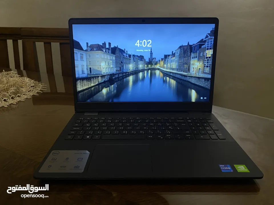 لابتوب ديل مستعمل بحالة الوكالة ثلاث اشهر