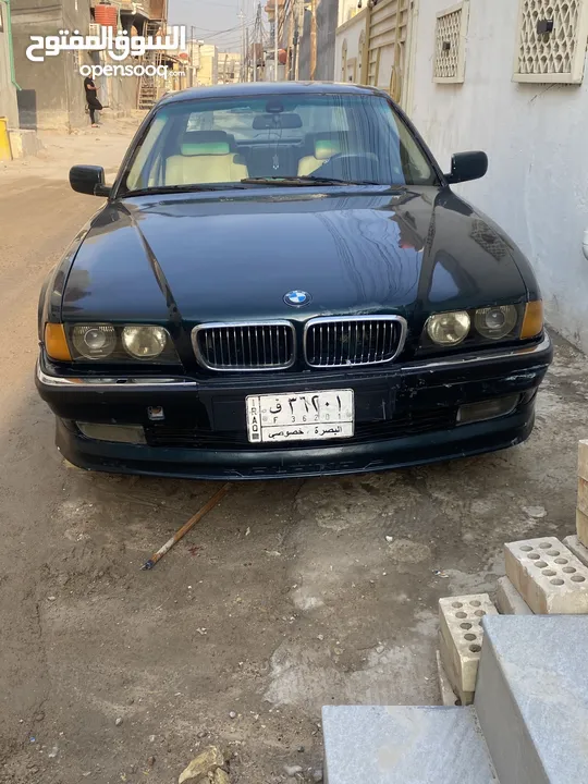 Bmw e38 1998 كاسحه او خفاش للبيع