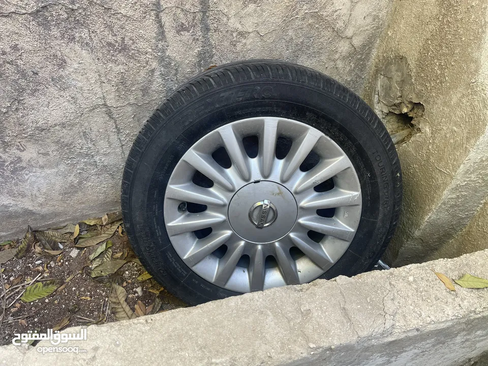 سبير جنط نيسان مع كوشوك نص عمر وطاسه اصليه