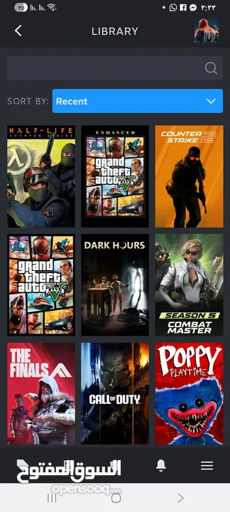 بيع حساب ستيم