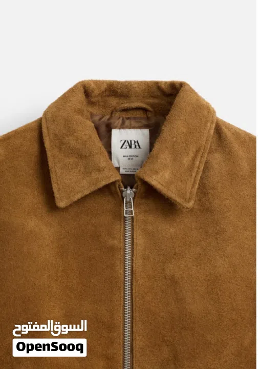 100% original leather jacket - ZARA - new size s