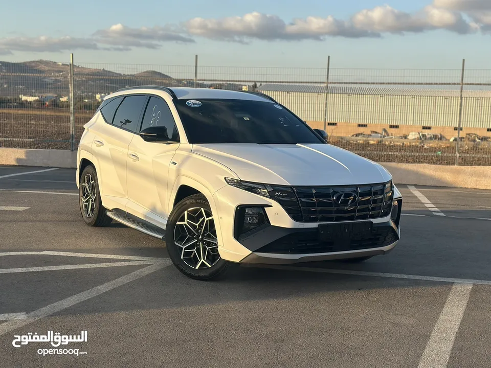 هونداي توسان N-Line    2023/ فل الفل بدون فتحة سقف بانوراما  فل مسكر