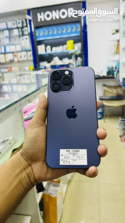 iPhone 14 Pro Max, 128gb Deep Purple Arabic