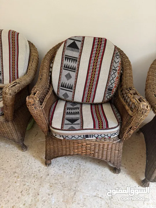 كنب قش خيزران