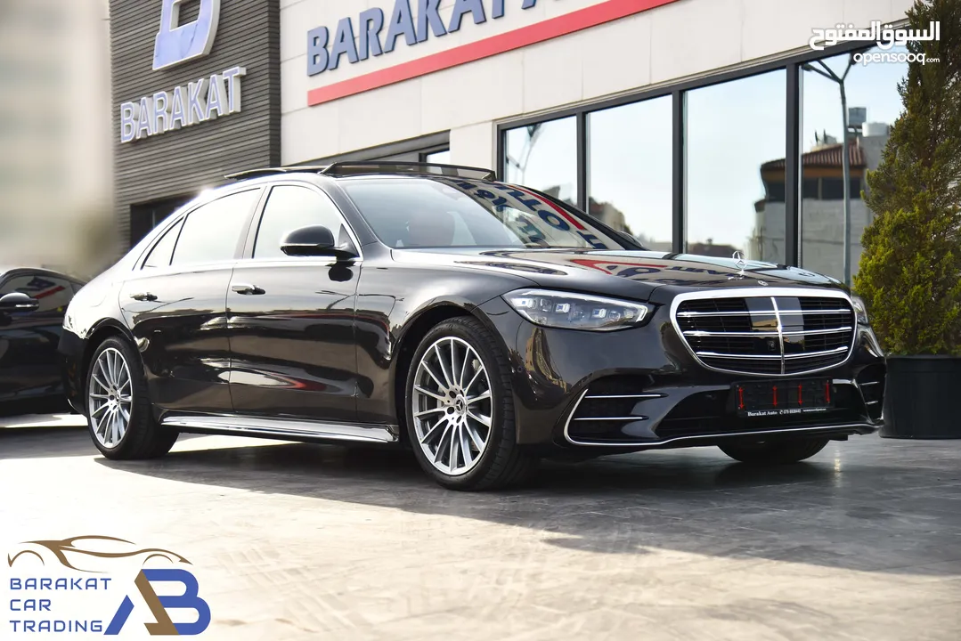 مرسيدس اس كلاس مايلد هايبرد وارد الوكالة 2022 Mercedes S450 4MATIC AMG Line Mild Hybrid