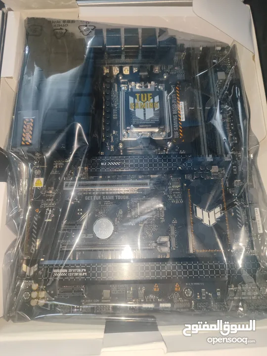 للبيع او للبدل لوحة ام B650 ASUS TUF PLUS GAMING WIFI FULL ATX NEW  كرتونة مش مستعملة نهائيا ومكفولة