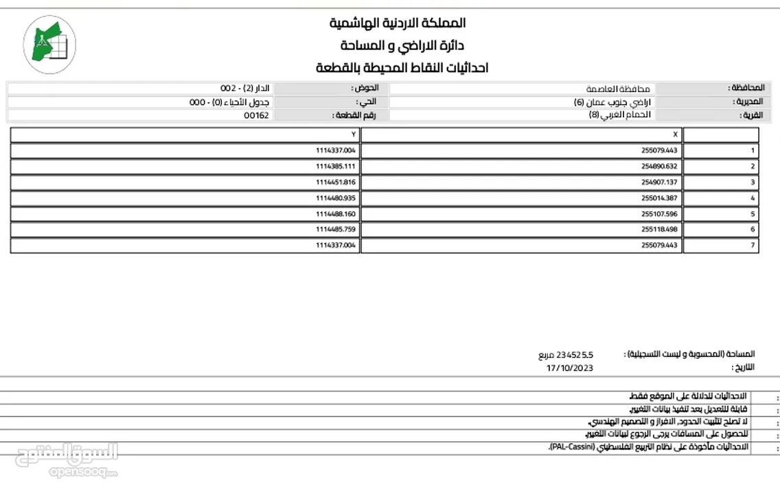 قطعة ارض للبيع جنوب عمان