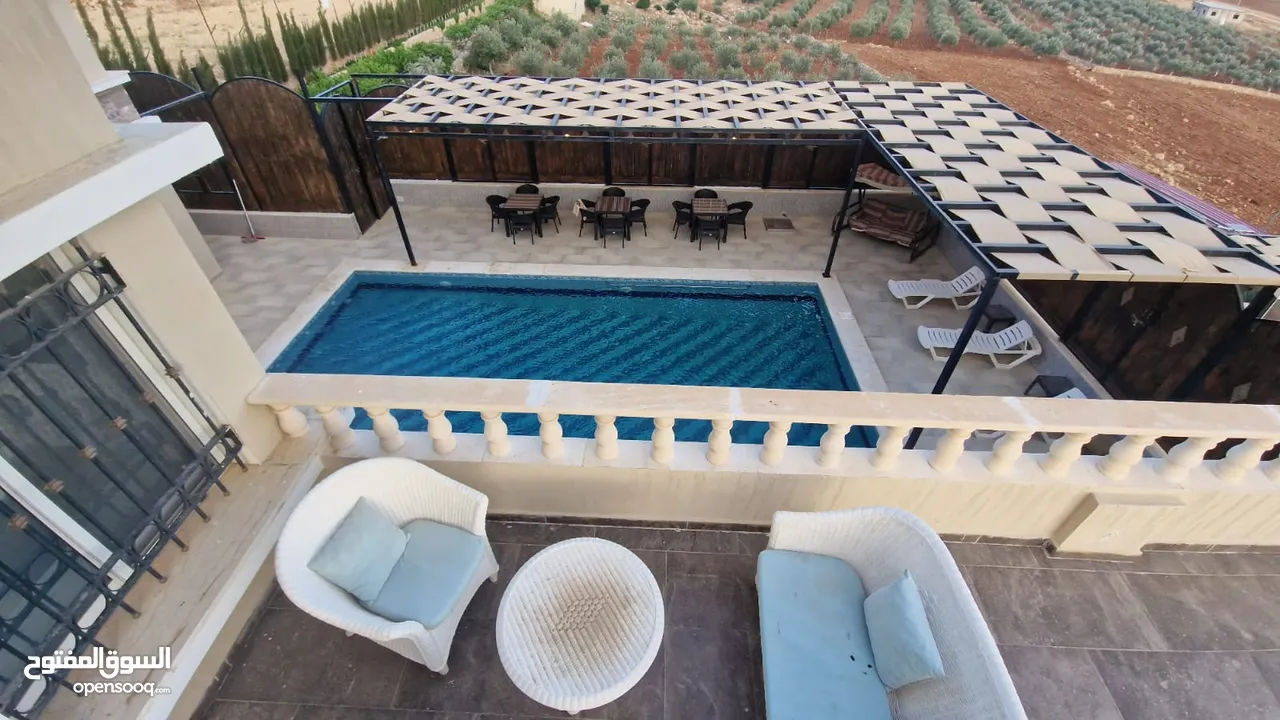 شاليه ومزرعة السلطانه جرش