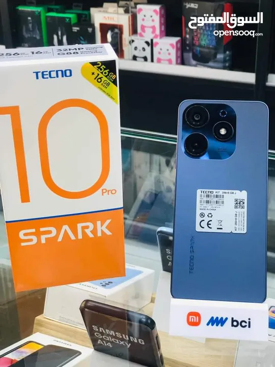 مستعمل ايام Spark 10 pro رام 16 جيجا 256 متوفر توصيل أغراضة الأصلية والكرتونه