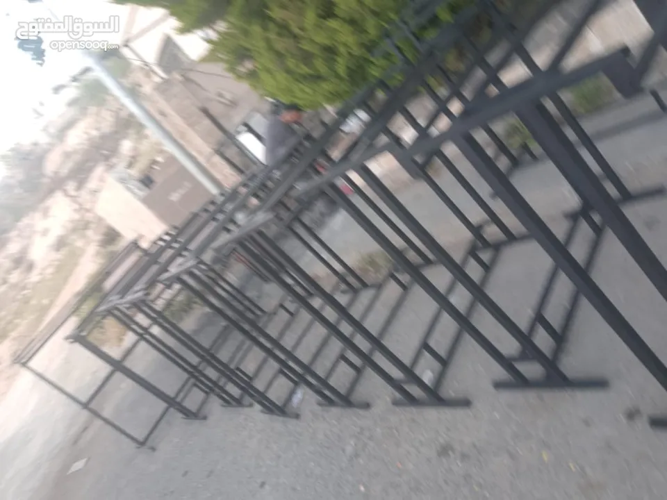 ستاندات ملابس حديد جديد  ستاندات عرض ملابس
