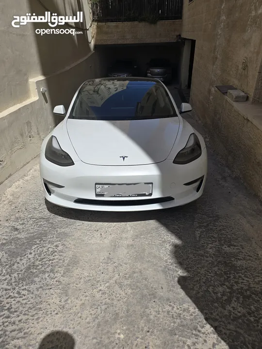 تسلا موديل 3 بحالة وكالة ممشى 15 الف
